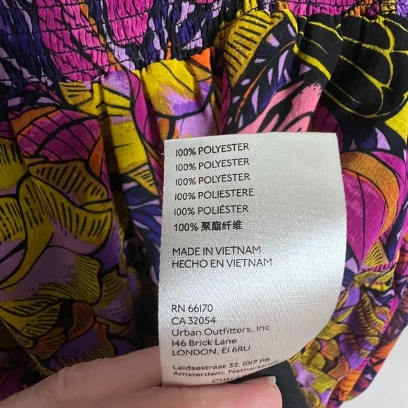 ANTHROPOLOGIE Alexandra Farmer Puff Sleeved Blouse Smocked Pullover‎ Top XS - Picture 12 of 13